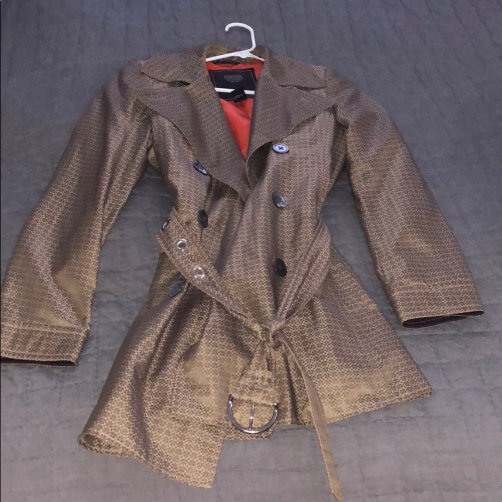 Coach raincoat